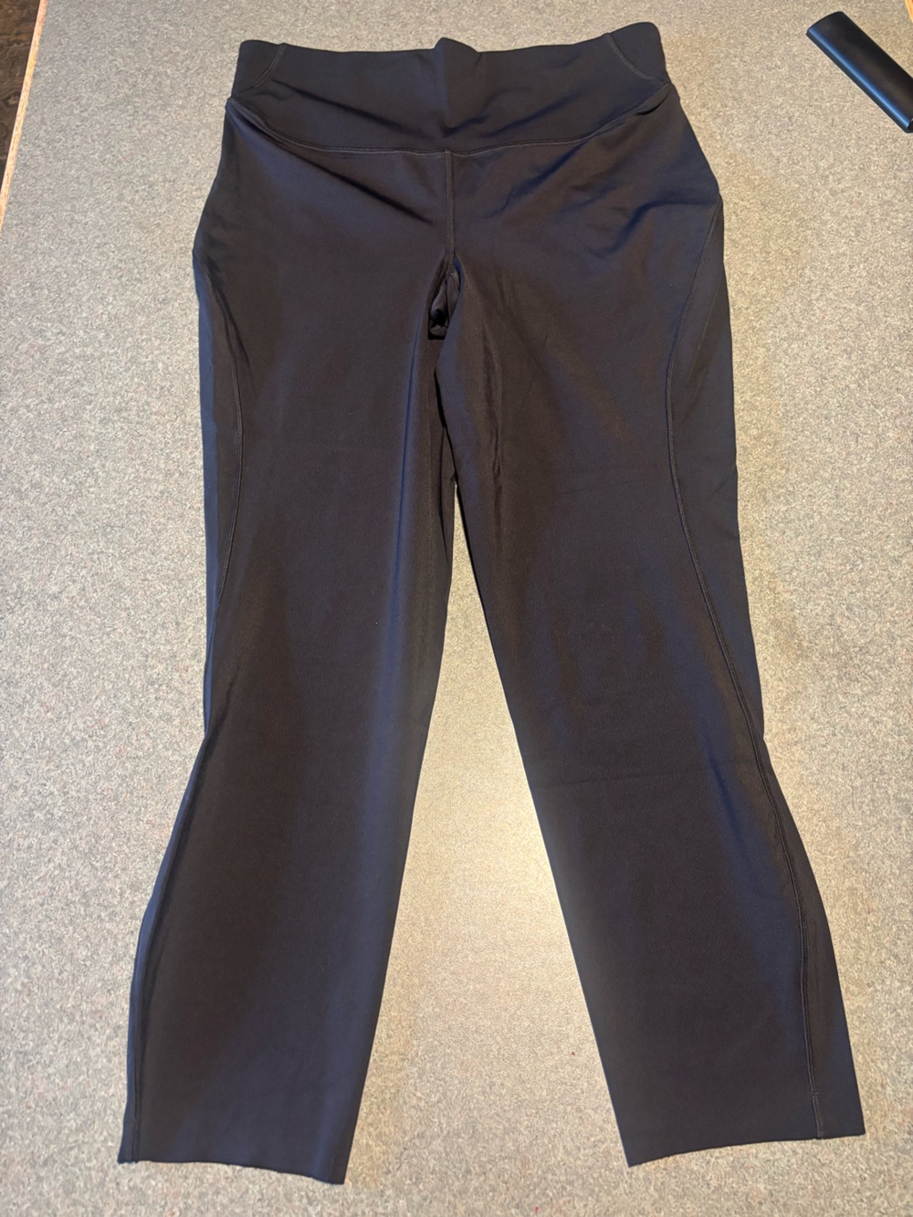 lululemon athletica Black High-Rise Flare Yoga Leggings